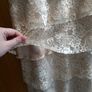 Beige boutique Angie frills occasion dress + bolero jacket party wedding confirmation communion wear dress 10/12 beige Image 3
