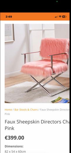 Girls bedroom chair