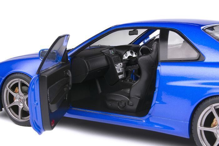 Nissan Skyline GT-R R34 Metallic Blue - New in Box - 1/18
