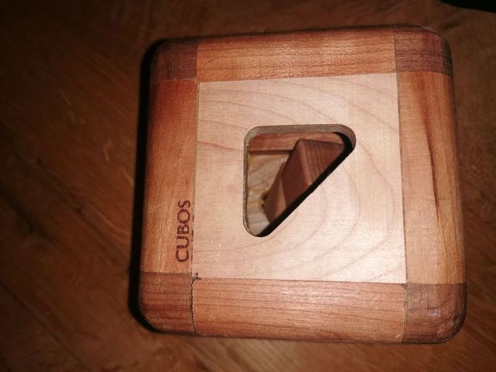 Wooden shapes box