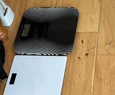 Scale digital black, 30x30 cm