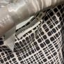 Calvin Klein Black/White Sleeveless Cowl-Neck Top Image 4