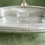 Vintage Roll Top Silver Plated Butter Dish With Glass Insert Vintage Image 6