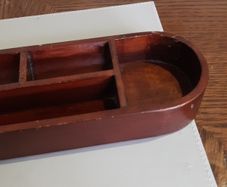Desk tidy wooden