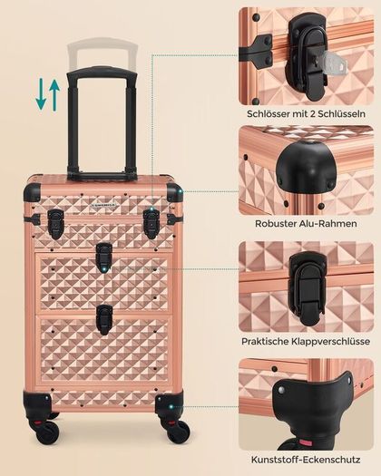 Cosmetic case various colours