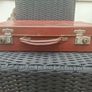 Vintage 1930's British made Brown Leather hard-shell case in nice original condition Image 3