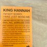 King Hannah - I'm Not Sorry, I Was Just Being Me (Limited Edition) Image 2