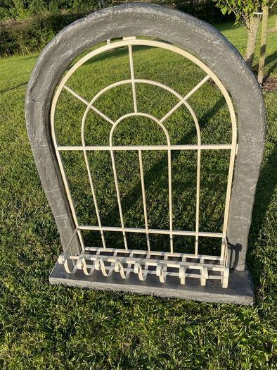 Pair of Decorative Garden Window Planters / Wall Features