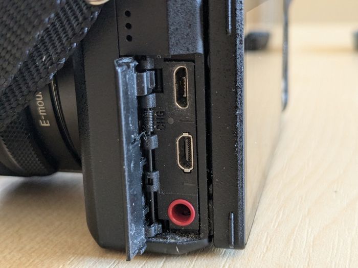 Sony A6300 camera with kit lens and some extras