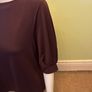 H&M burgundy top Image 2