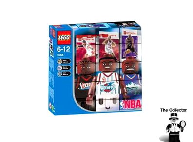 LEGO NBA Set Allen Iverson Steve Francis Karl MaloneSet Number 3564 New In Sealed Factory Box