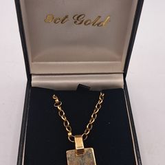 9 ct yellow gold necklace