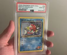 Pokemon Mistys Magikarp 1st edition PSA10 pop 252