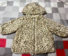 ZARA Reversible Leopard print Fur Jacket