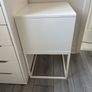 white Bedside Table Image 2