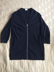 Savida Black Jersey Cardigan Size L