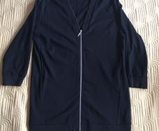 Savida Black Jersey Cardigan Size L