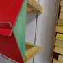 Vintage box of wooden blocks to make buildings Image 6