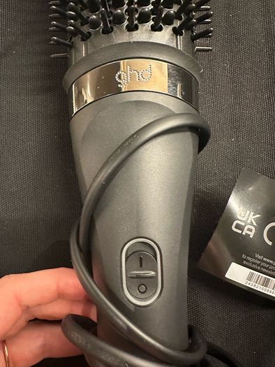 GHD duet blow dry brush - black