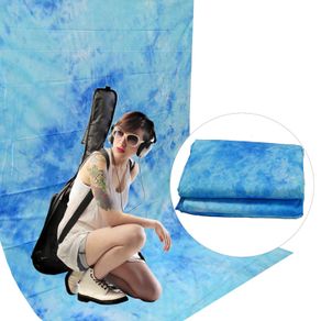2.8 x 4m Dark Blue  Muslin Background