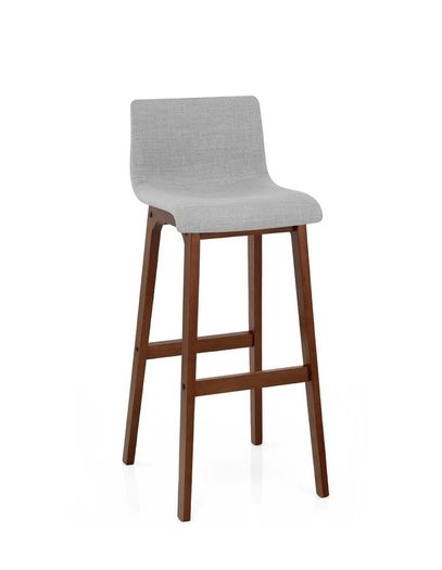 3 Modern Grey Kitchen Stools