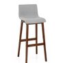 3 Modern Grey Kitchen Stools Image 6