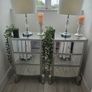 Mirrored bedside lockers Image 5