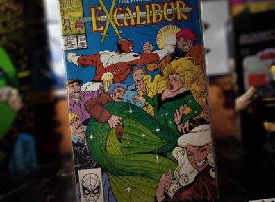 Excalibur ! Issue #28 ! Captain Britain ! Copper Age Comic from 1991 ! by Marvel !