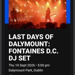 Fontaine DC DJ Set