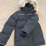 Boys Canada Goose Jacket with Fur Image 2