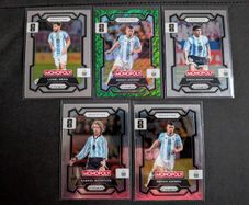 Monopoly Prizm Fifa World Cup 2026 Argentina Cards Aguero Green Wave Messi Maradona Batistuta Aguero