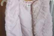 Fur coat pink 8-9y