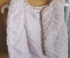 Fur coat pink 8-9y
