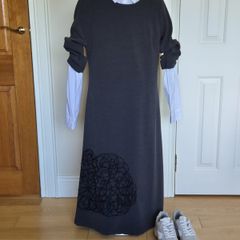 Humility dark grey dress