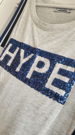 Pull & Bear HYPE sleeveless t-shirt Sz M (Fit 10-12UK)