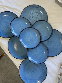 Normandy Blue Porcelain Plates