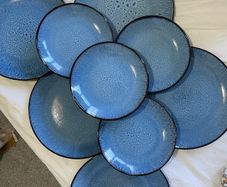 Normandy Blue Porcelain Plates