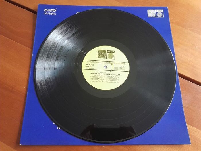 Count Basie With Illinois Jacquet. Jazz Lp. Vinyl. Record. Album.
