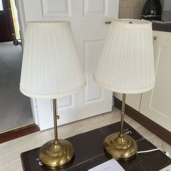 Two matching lamps