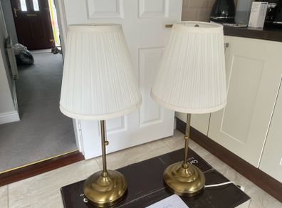 Two matching lamps
