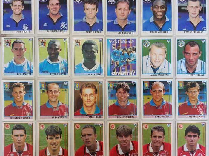 '96 Premier League - Merlin stickers