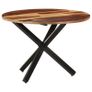 Dining Table 100x100x75 cm Acacia Wood with Sheesham Finish Image 4