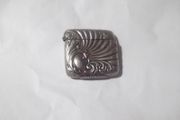 a antique silver plater vester holder