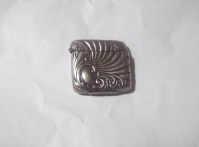a antique silver plater vester holder