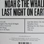 Noah & The Whale - Last Night On Earth. Image 2