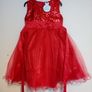 New Girls Sequinned Dress Flower Sash Sleeveless Formal Party Wedding Bridesmaid Sz 9-10y Image 3