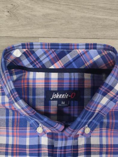 New Johnnie-O Button Down Check Shirt Mens Medium RRP 98