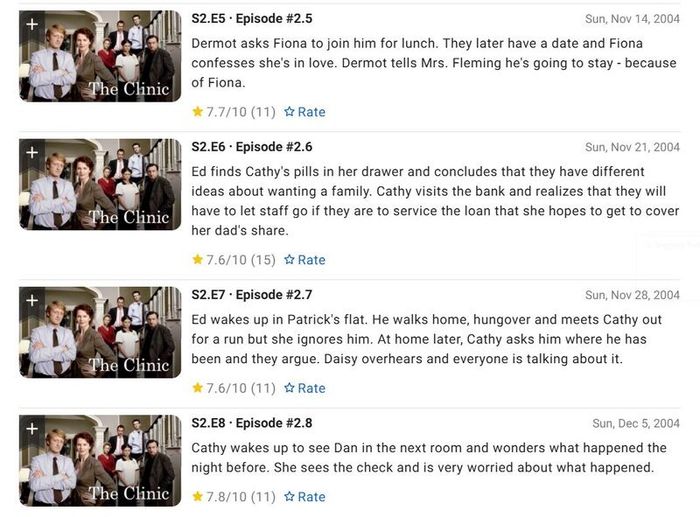 RTE's THE CLINIC: Complete Series 1 & 2 [4 Discs DVD Box Set]