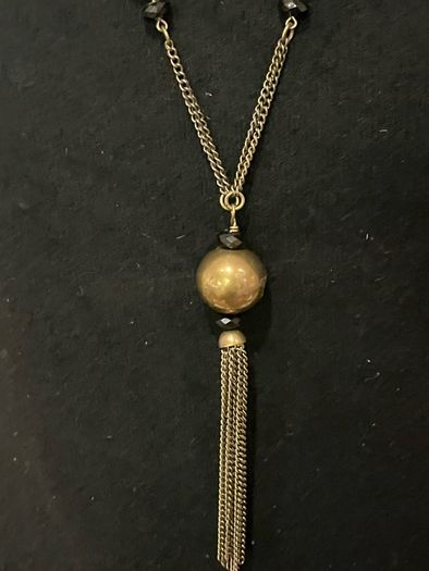 Long tassel necklace