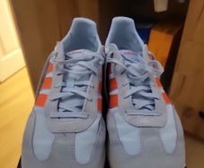 Addidas Sky blue with red stripe size 12 trainer